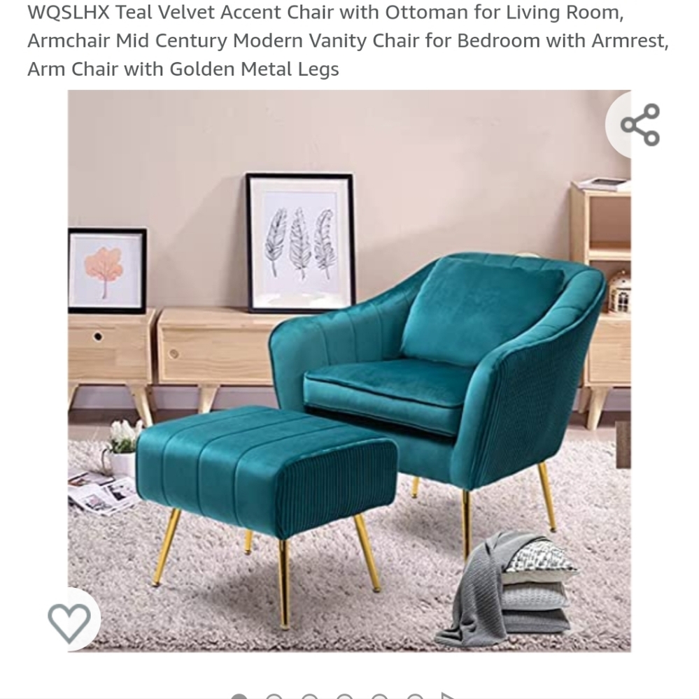 Chair With Ottoman